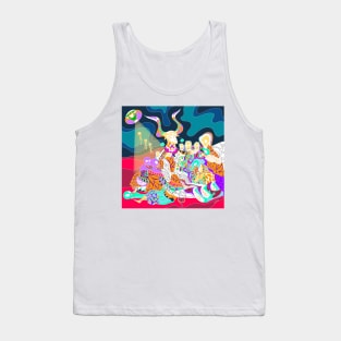 the goat coven in alien paradise of goya art Tank Top